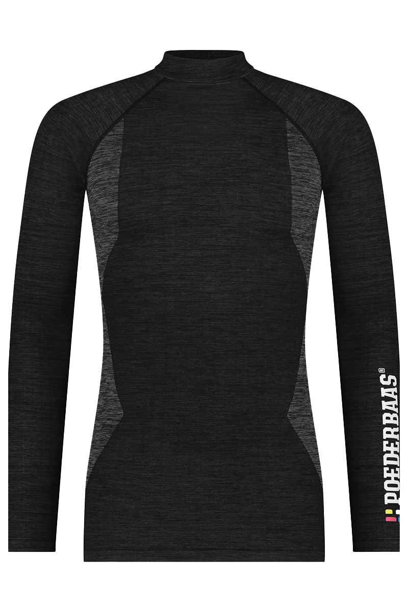 Thermo heren t-shirt lm zwart