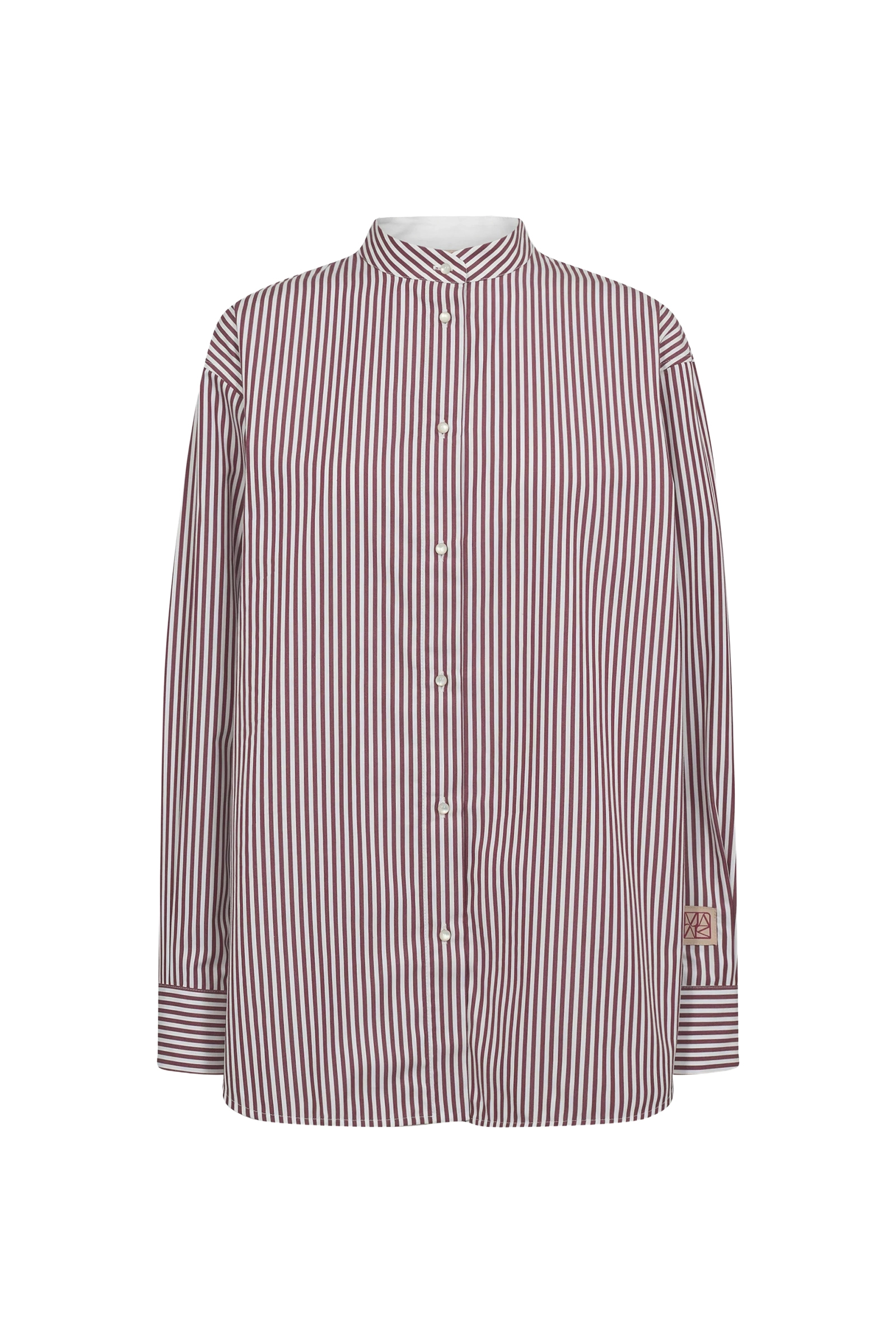 Dames blouse lange mouw rood