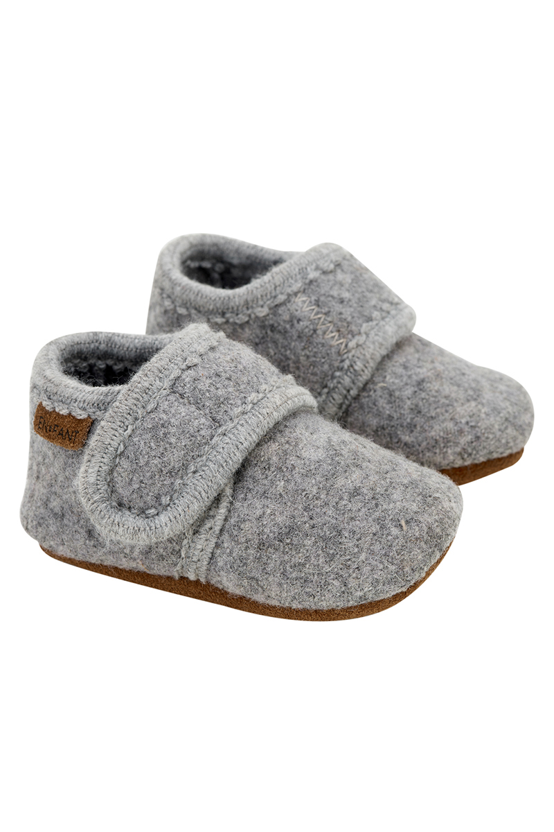 EN FANT baby wool slippers Grijs-1 1