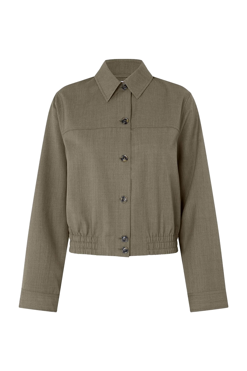 Dames blazer bruin