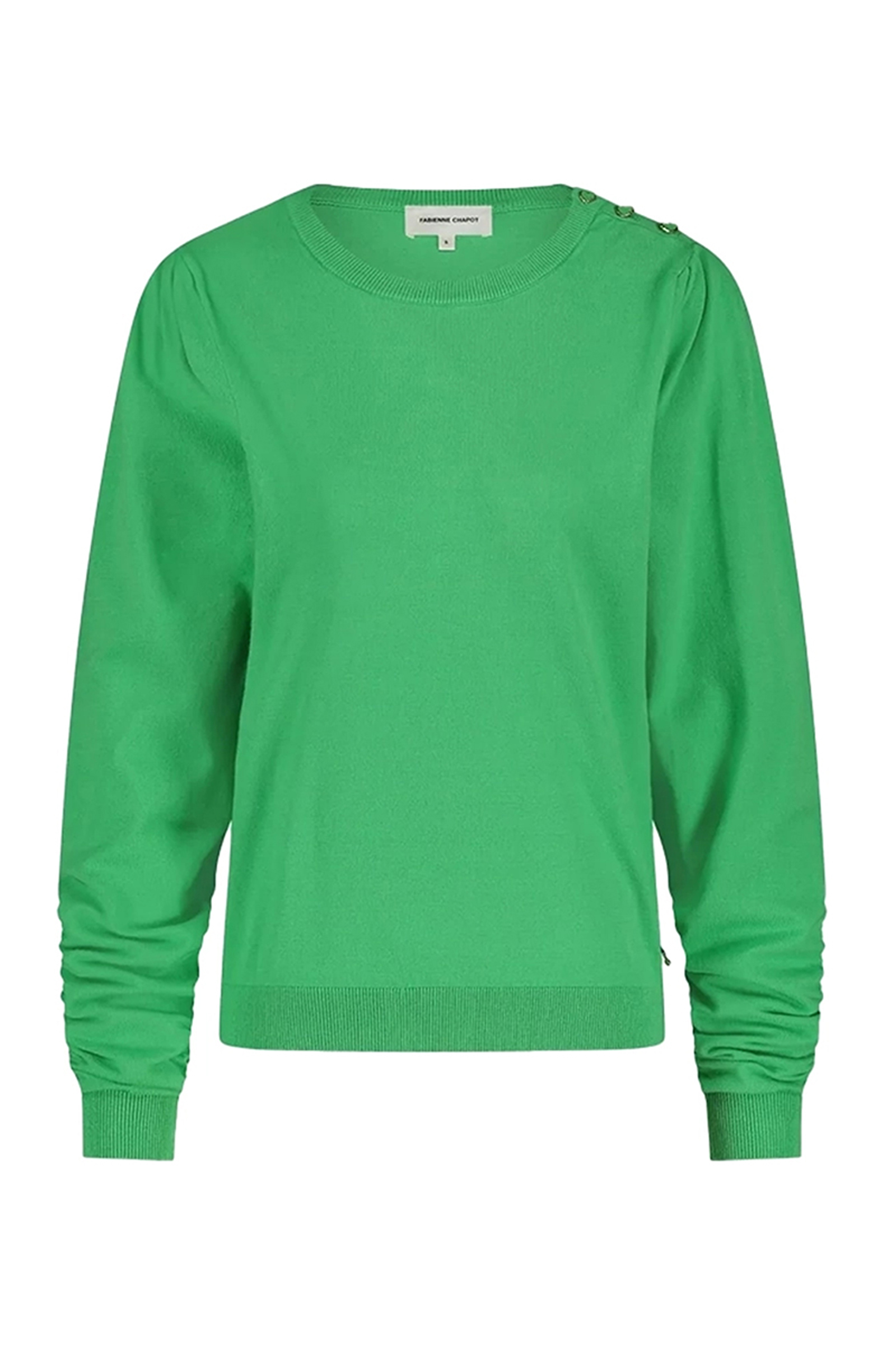 Fabienne Chapot Molly Scrunch Pullover Groen-1 1