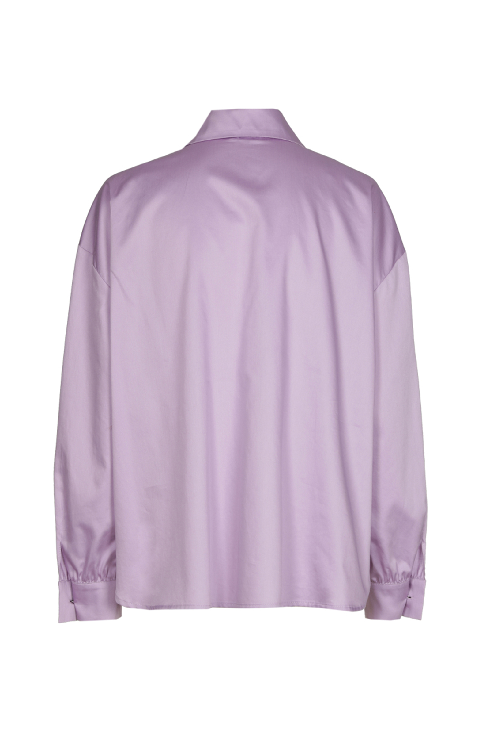 Dames blouse lange mouw paars