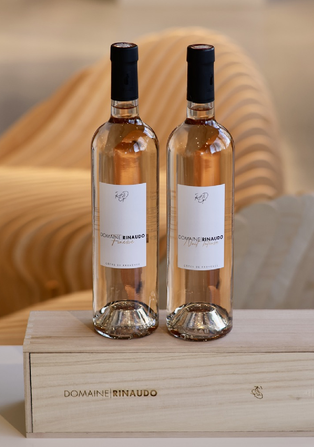 Wijnen die verkocht worden in de winkel 