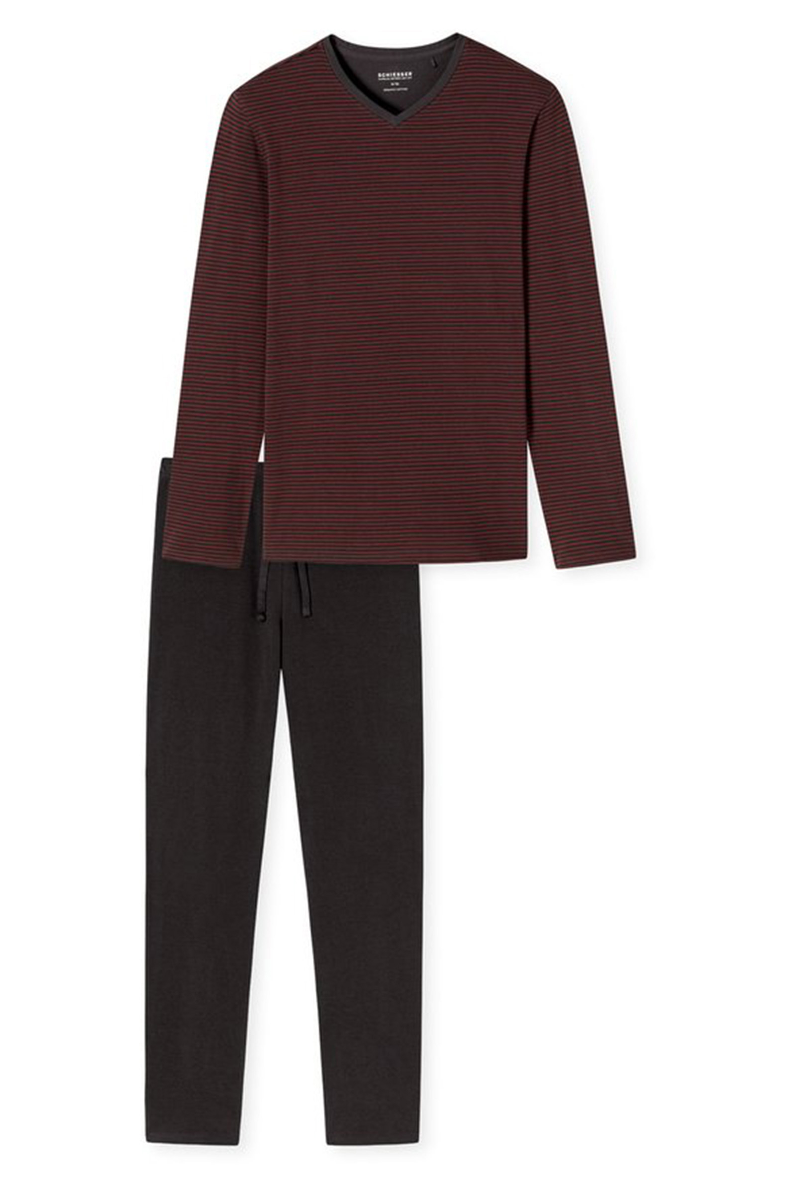 Nachtmode heren pyjama rood