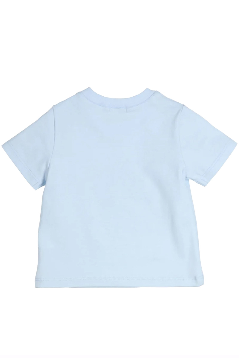 Baby t-shirt korte mouw blauw