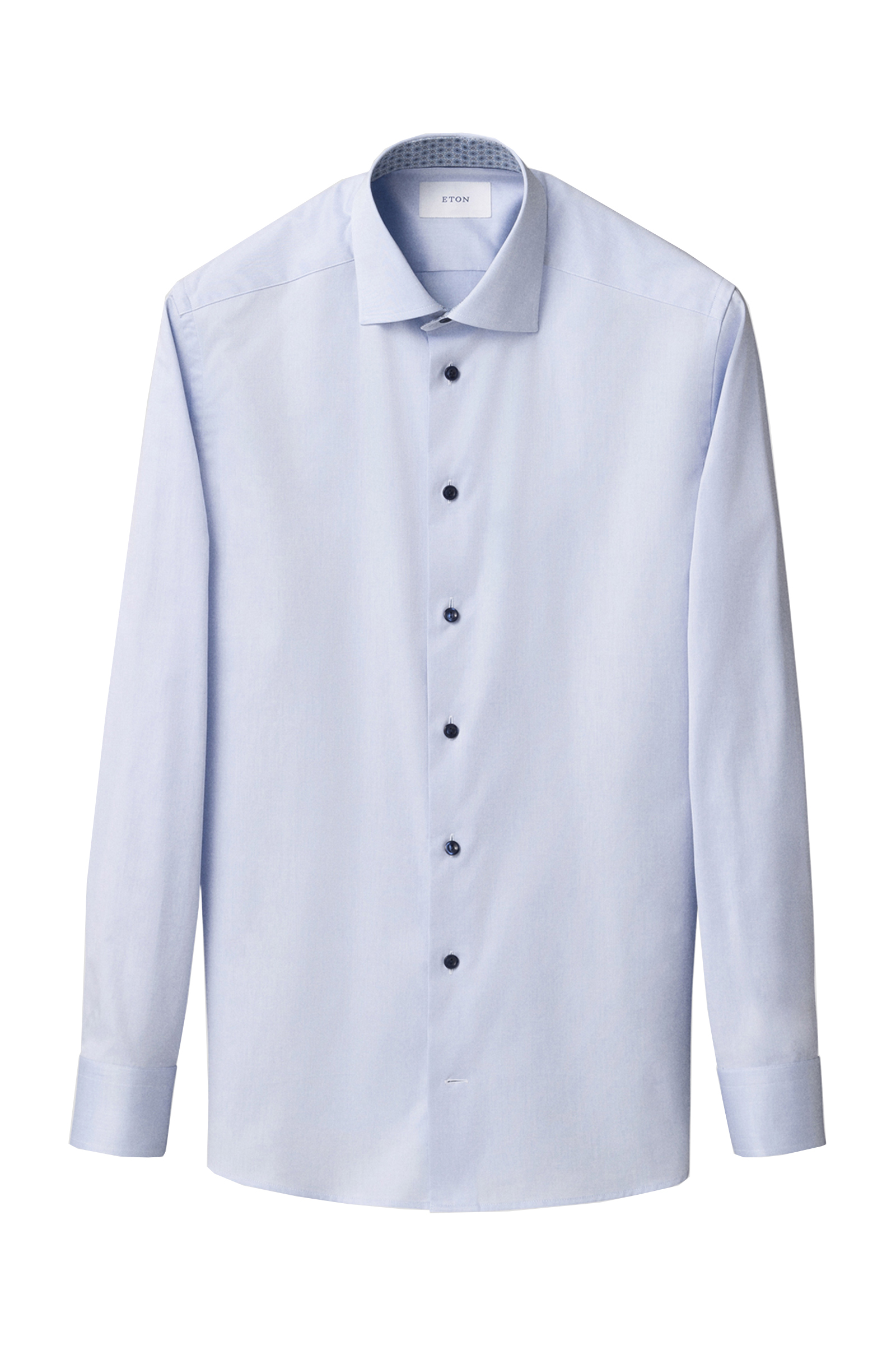 Heren overhemd lm dressual blauw