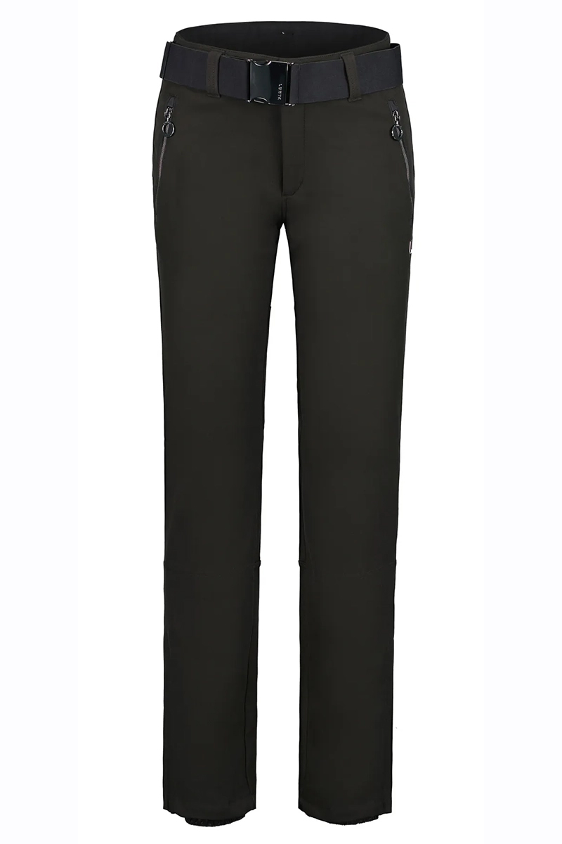 Wintersport dames strechbroek zwart