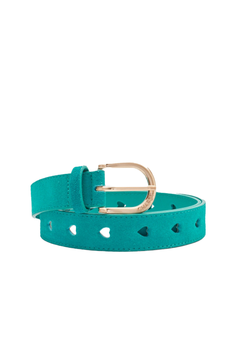 Fabienne Chapot Cut It Out Heart Belt Groen-1 1