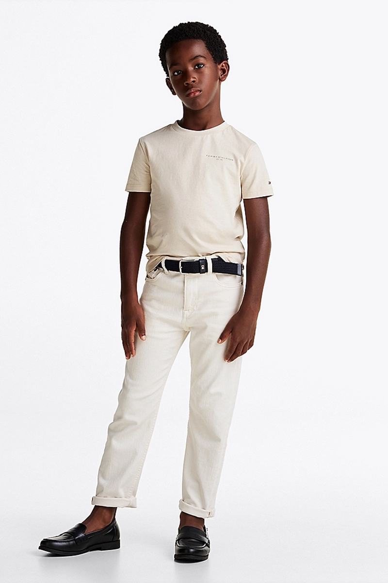 Jongens t-shirt korte mouw bruin