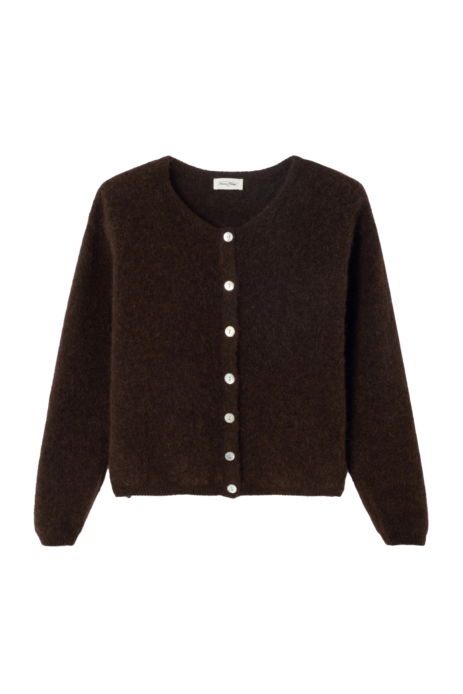 Dames vest bruin