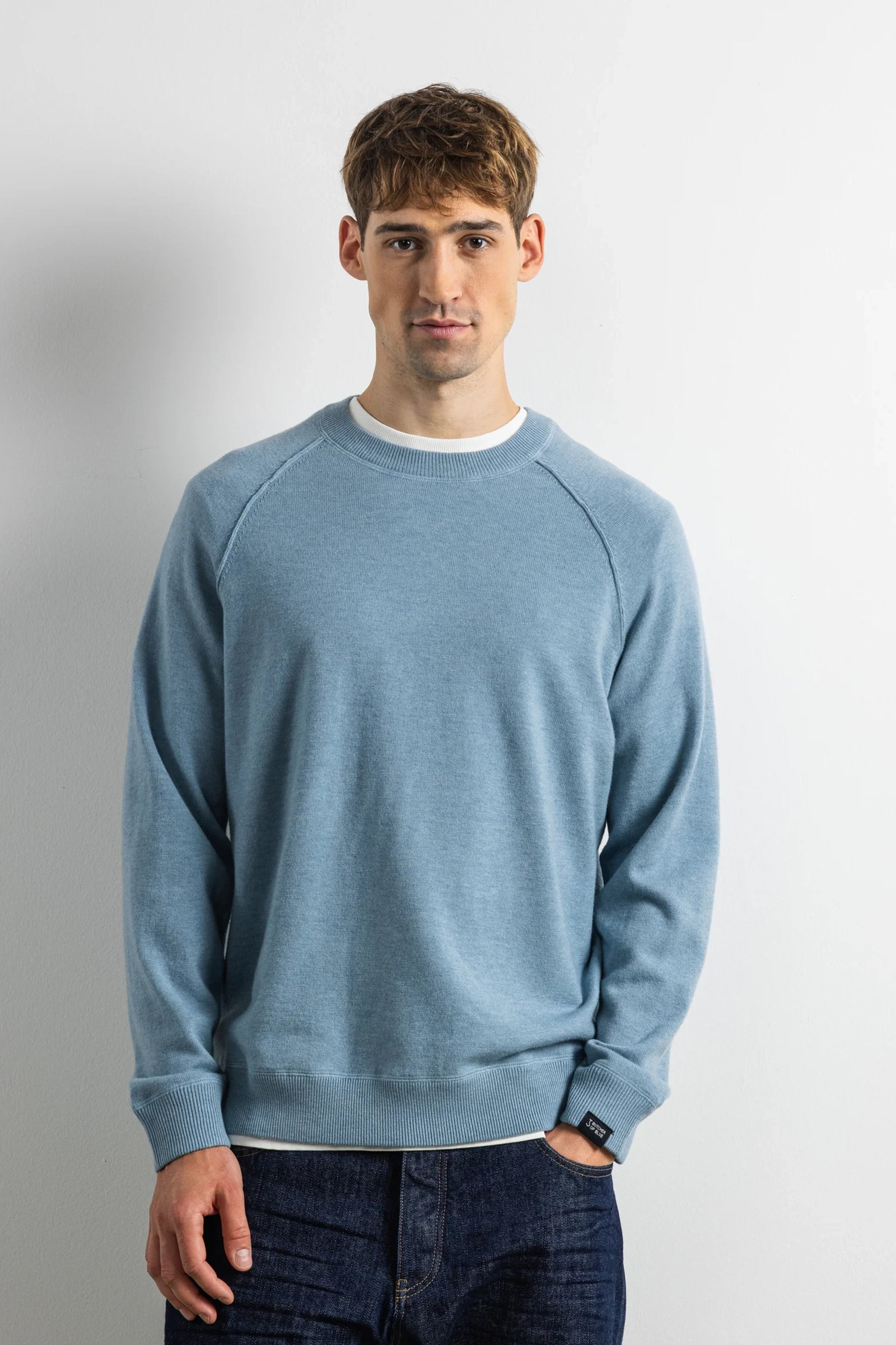 Heren trui blauw