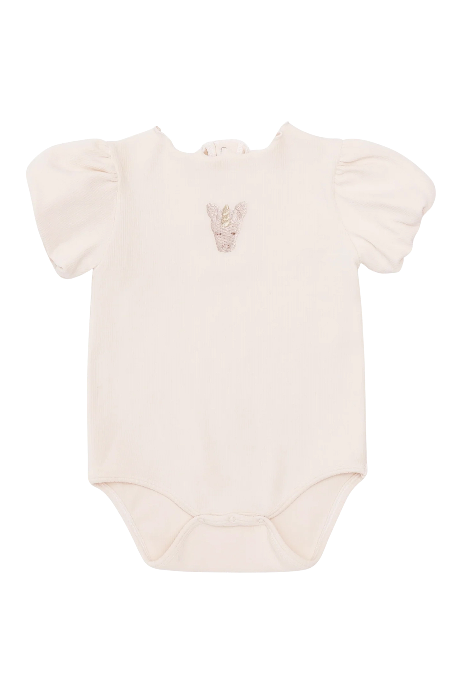 Baby romper korte mouw rose