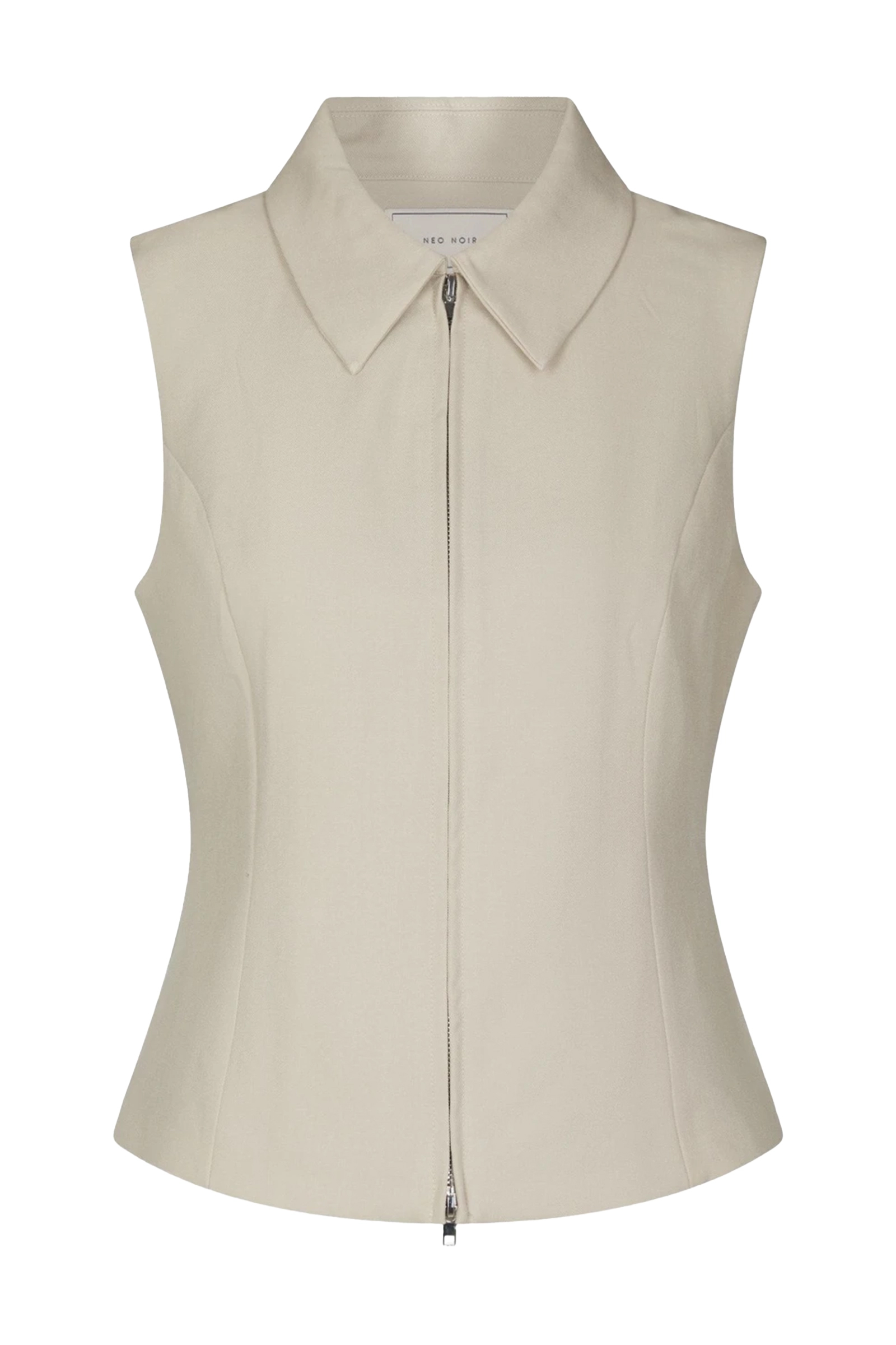 Dames gilet bruin