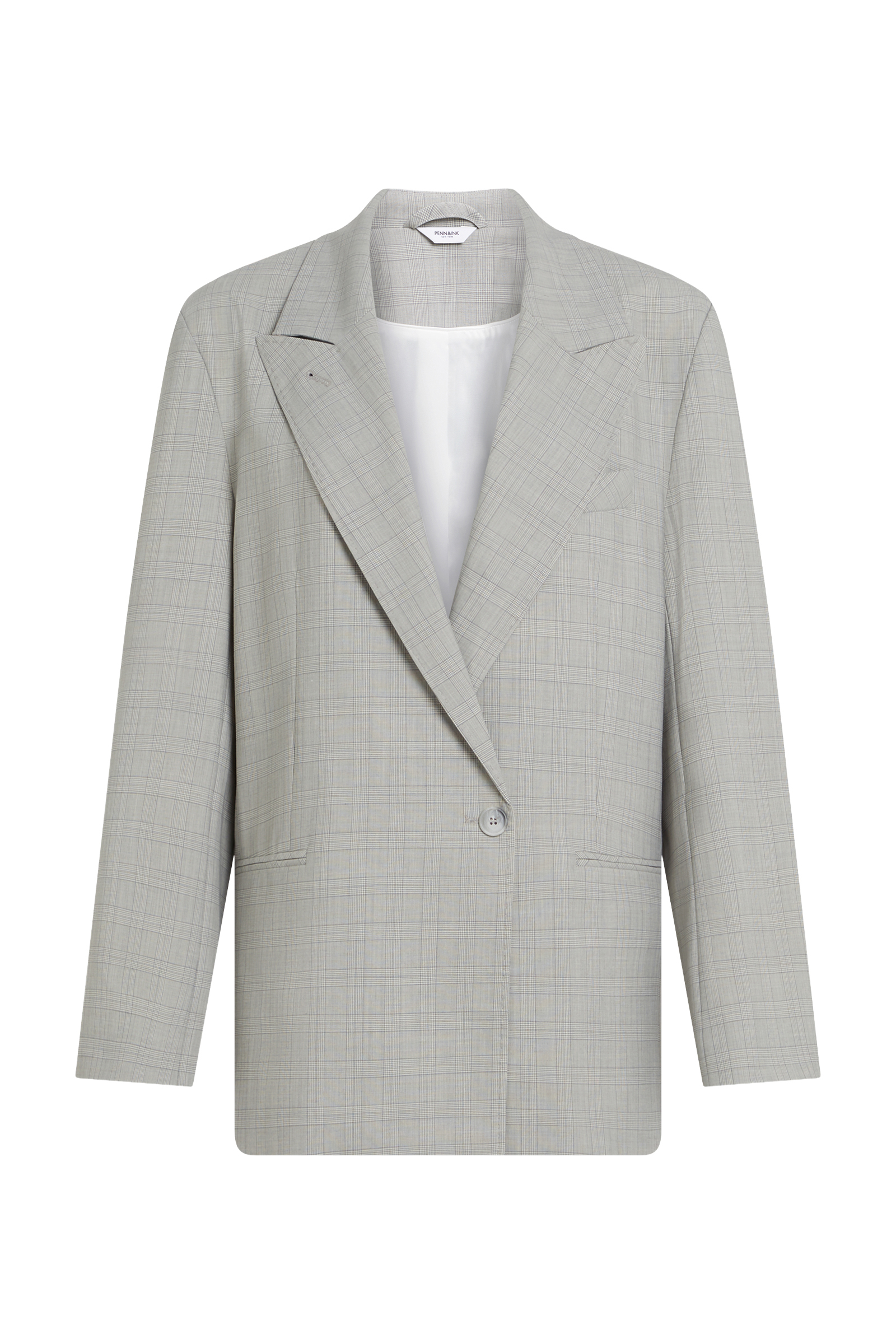 Dames blazer grijs