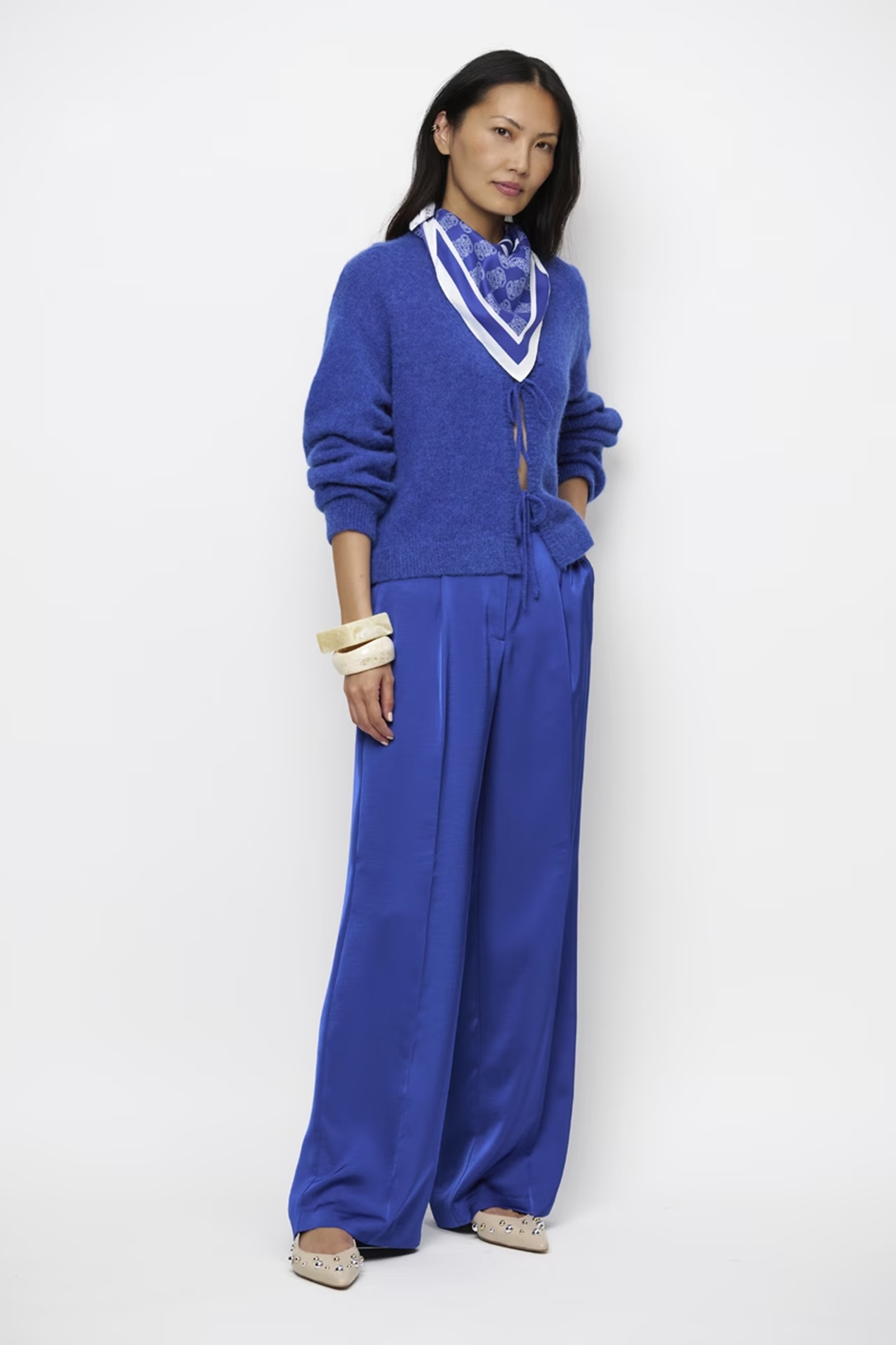 Dames broek blauw