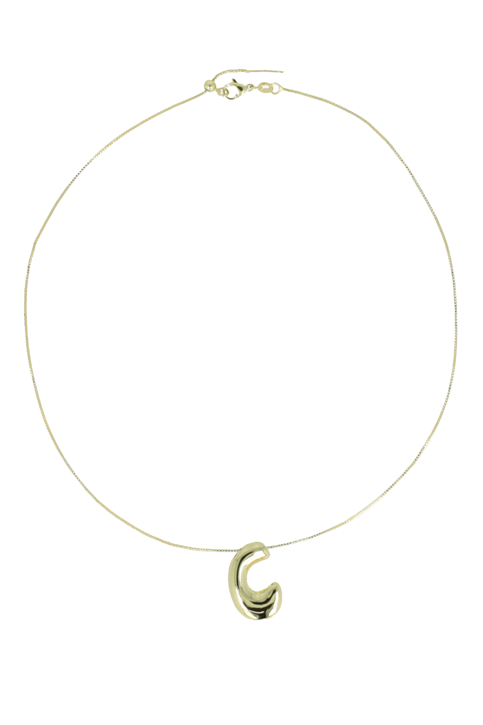 Lott Gioielli Cartoon Letter C Goud-1 1