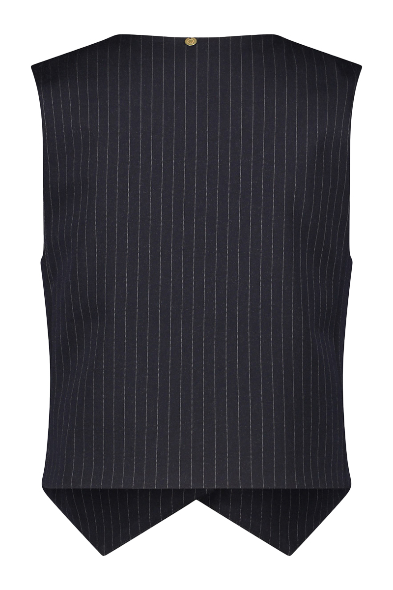 Meisjes gilet blauw