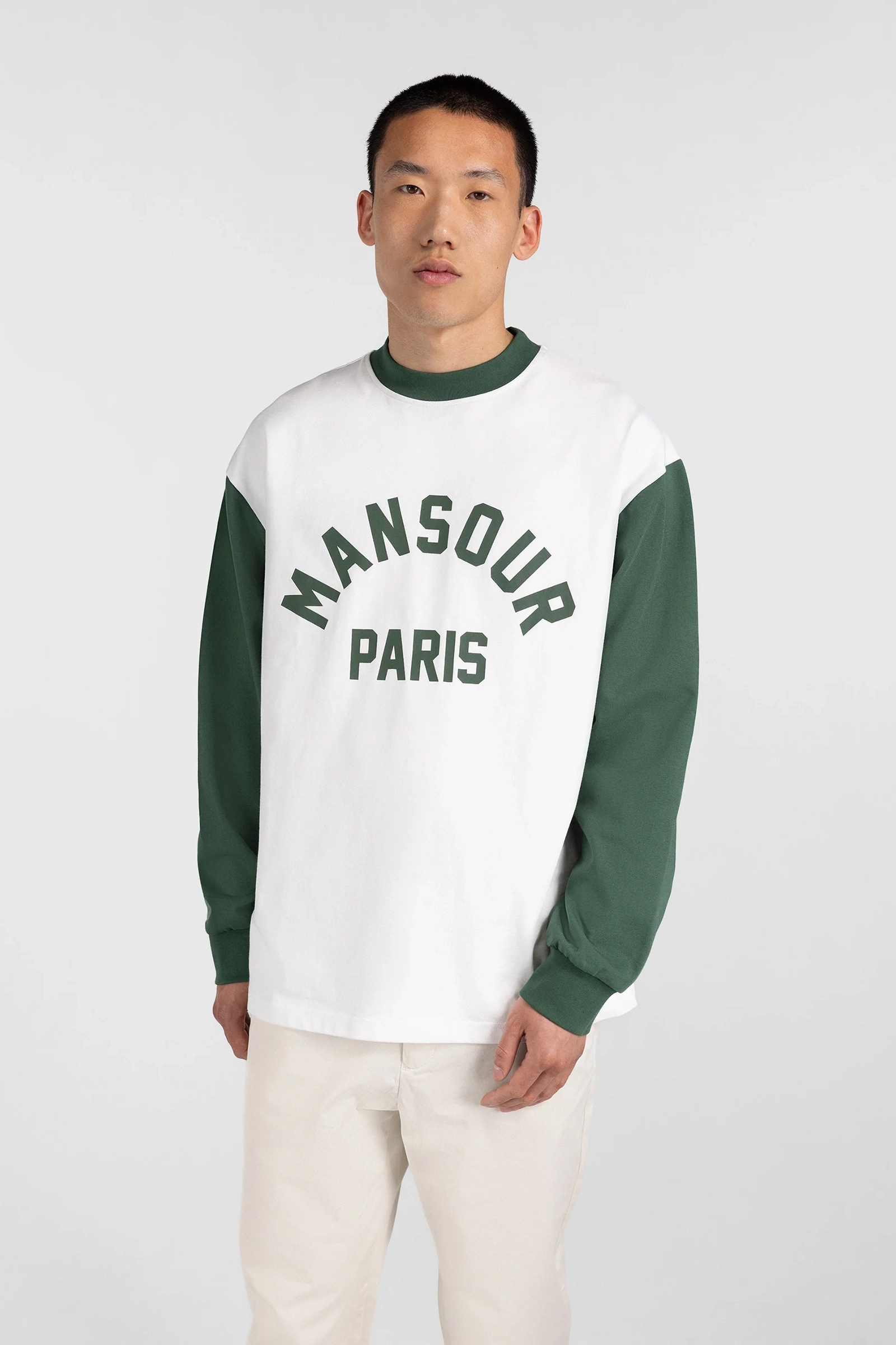 Mansour College Baseball Longsleeve Wit-Multicolour 2