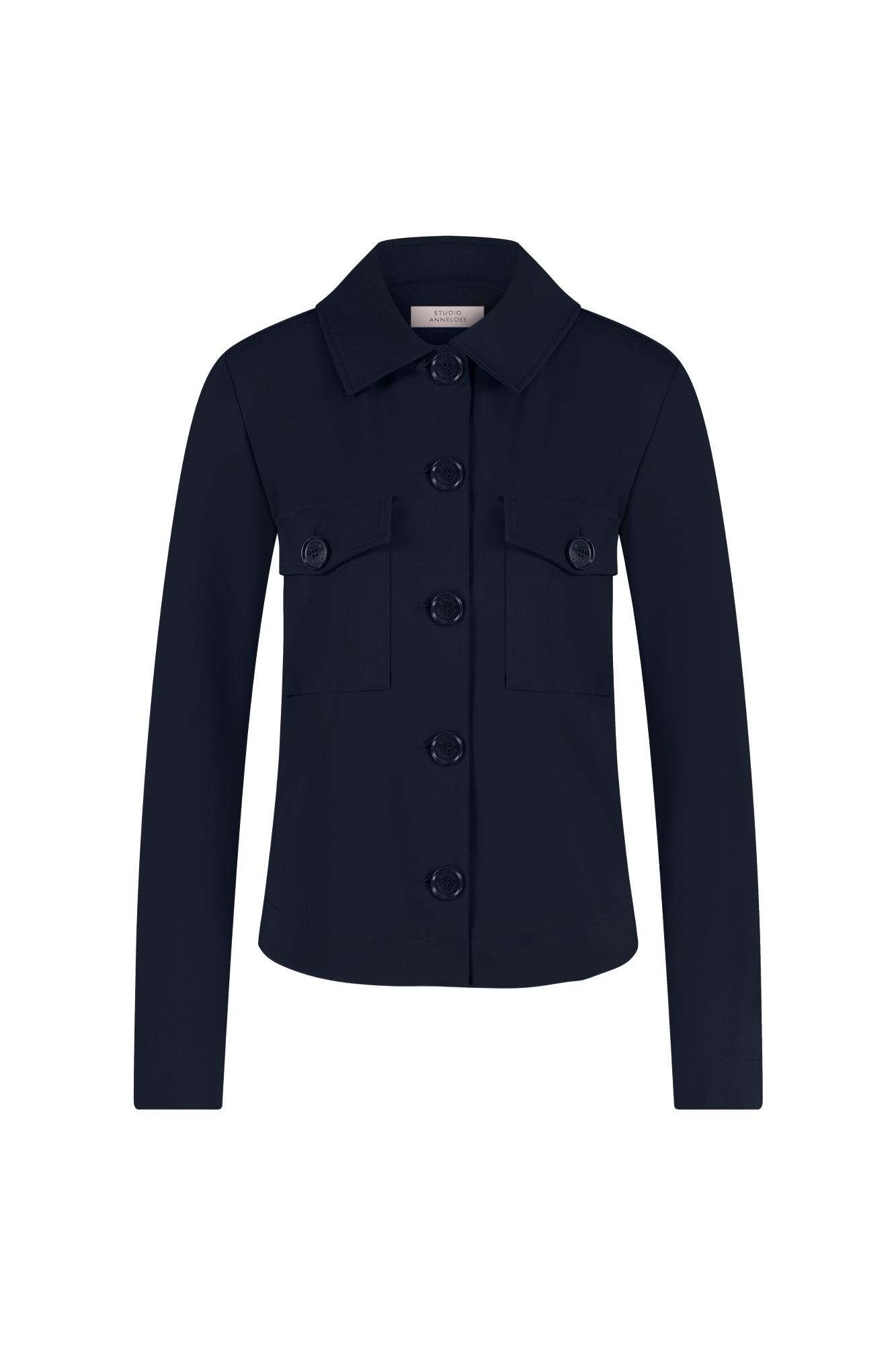 Dames jas blauw
