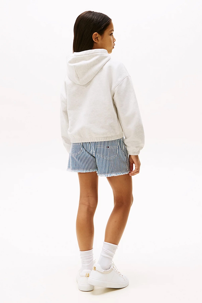 Tommy Hilfiger Hilfiger sequin flag hoodie Wit-1 3