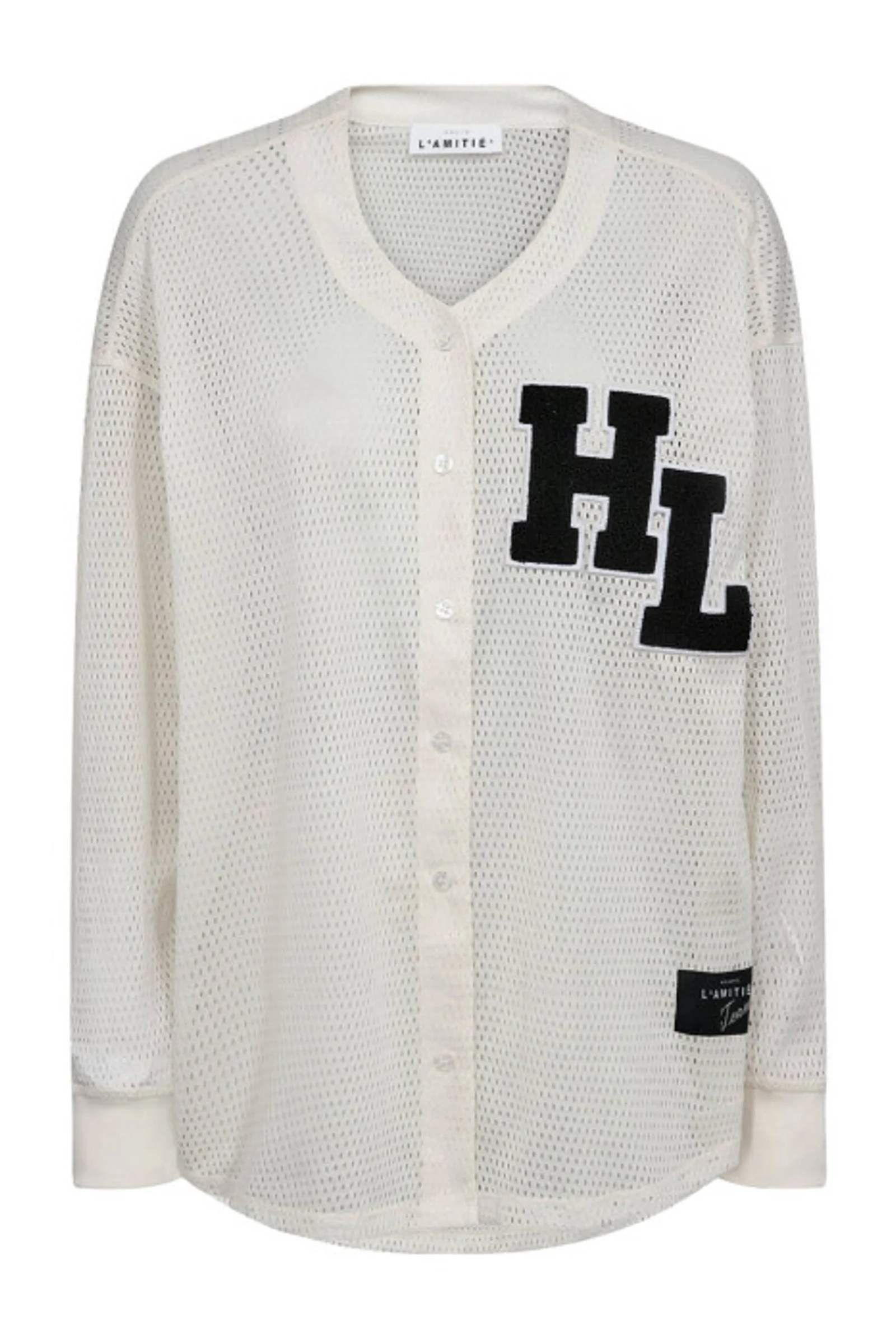 Dames blouse lange mouw ecru