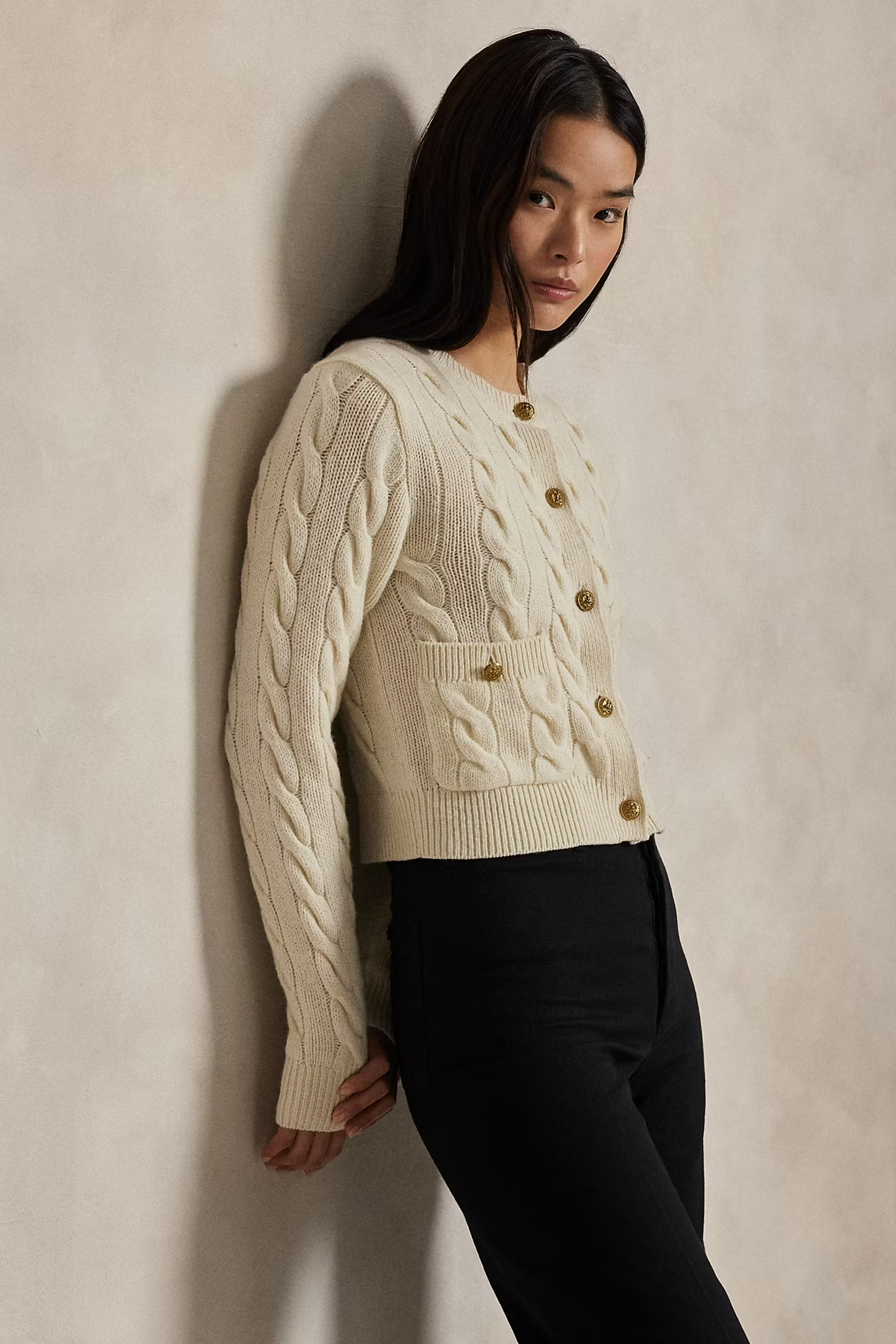 Dames vest ecru