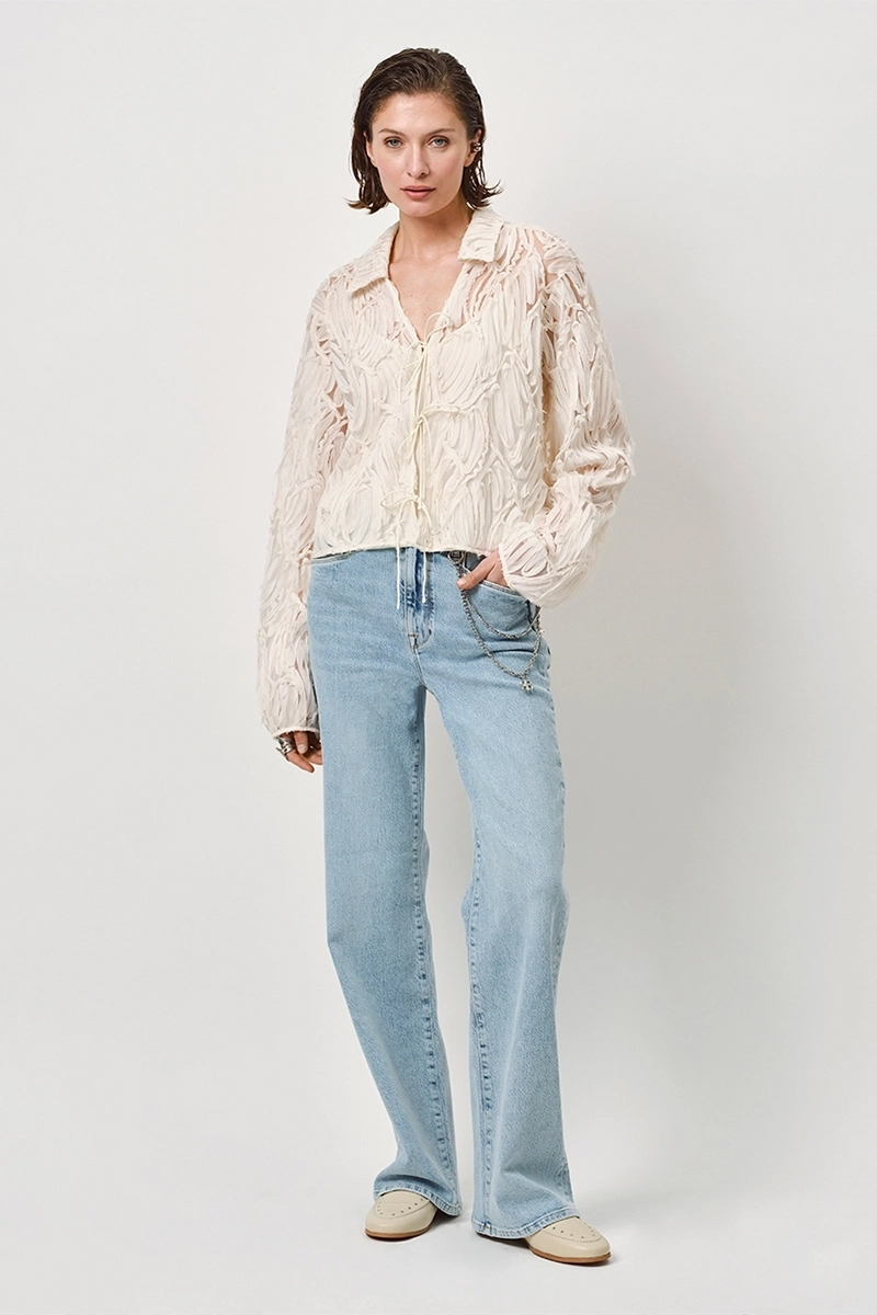 Dames jeans blauw