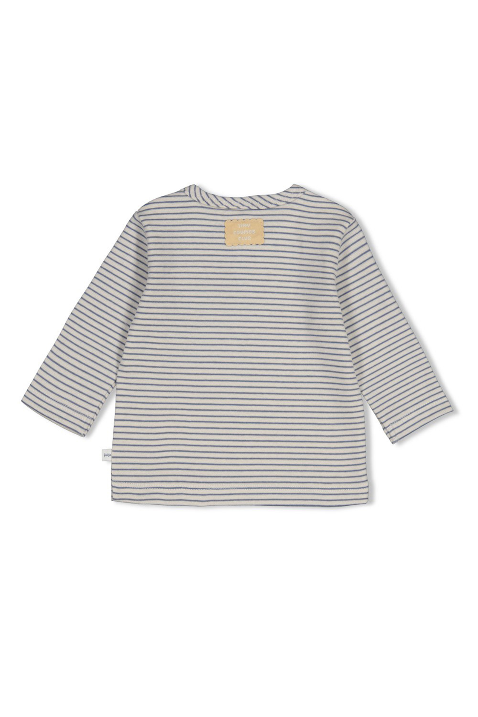 Baby t-shirt lange mouw blauw