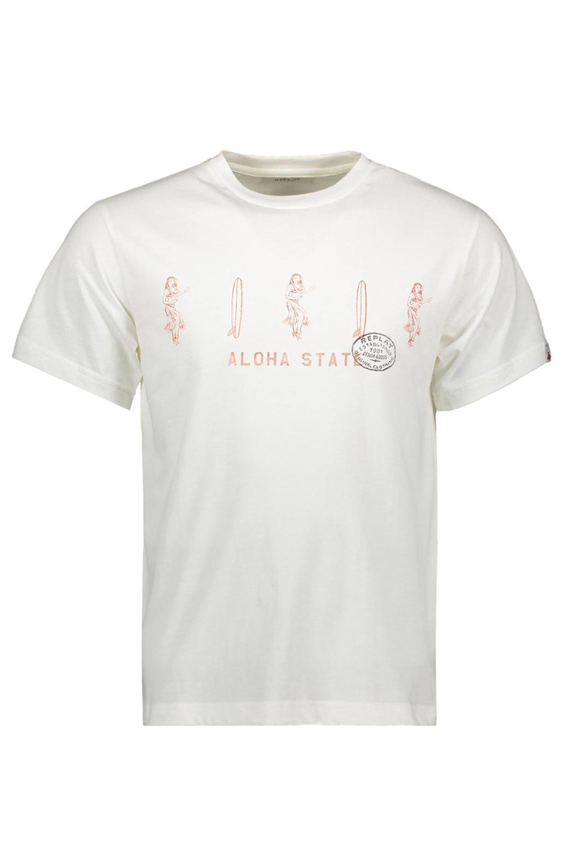 Heren t-shirt kortemouw wit