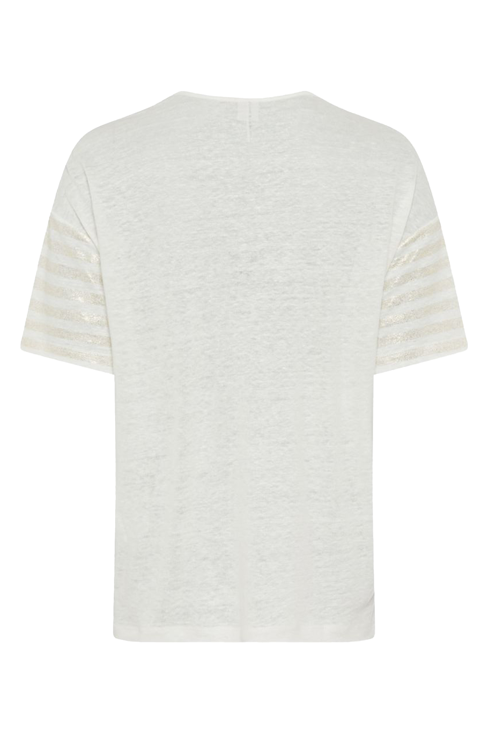 Dames t-shirt korte mouw bruin