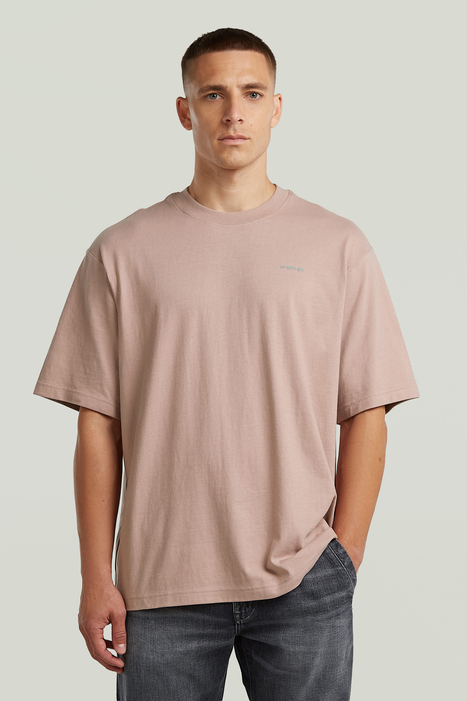 Heren t-shirt kortemouw rose
