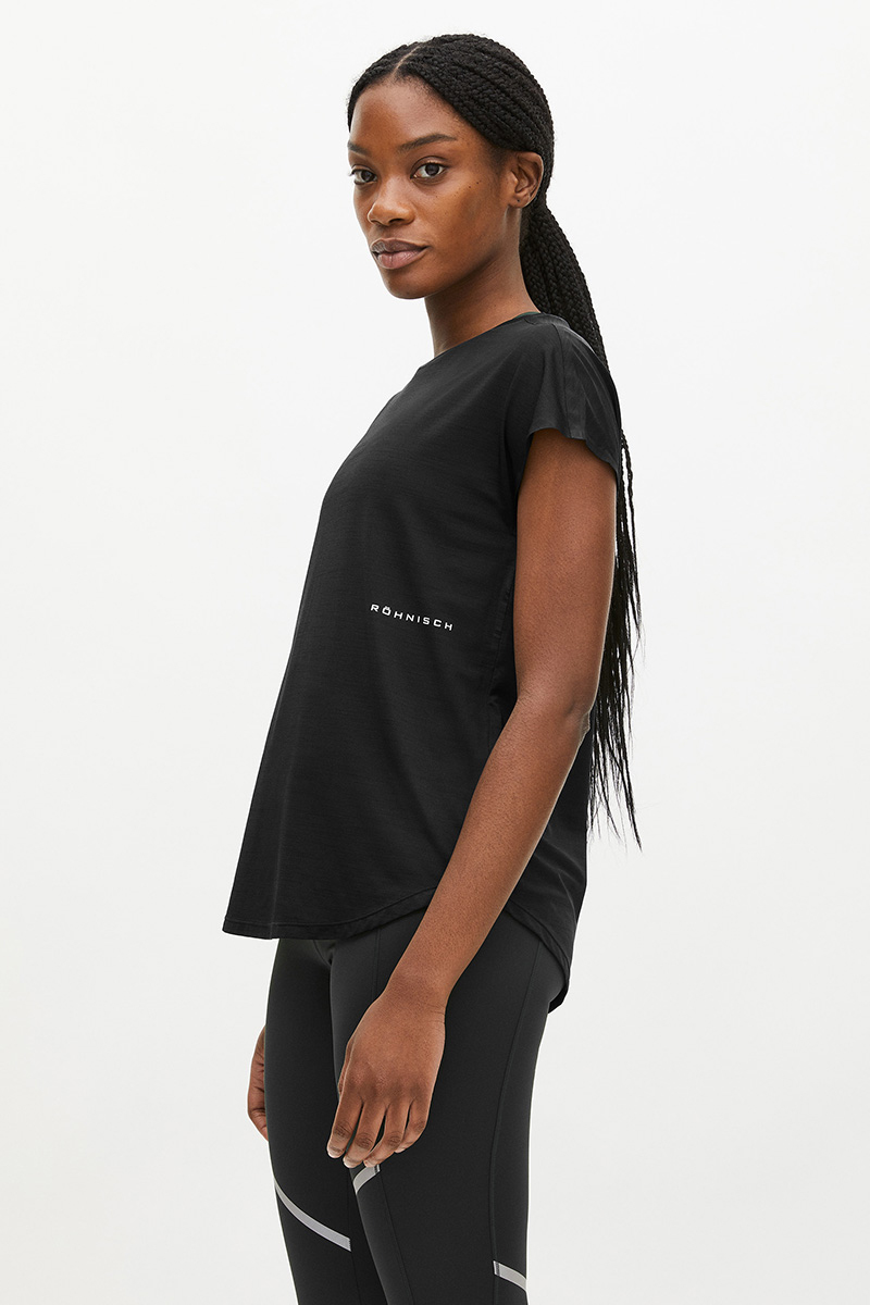 Rohnisch ELI LOOSE TEE Zwart-1 3