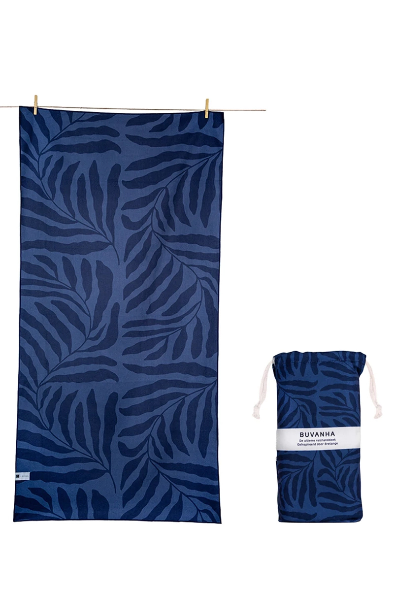 Bad & beach badlaken blauw