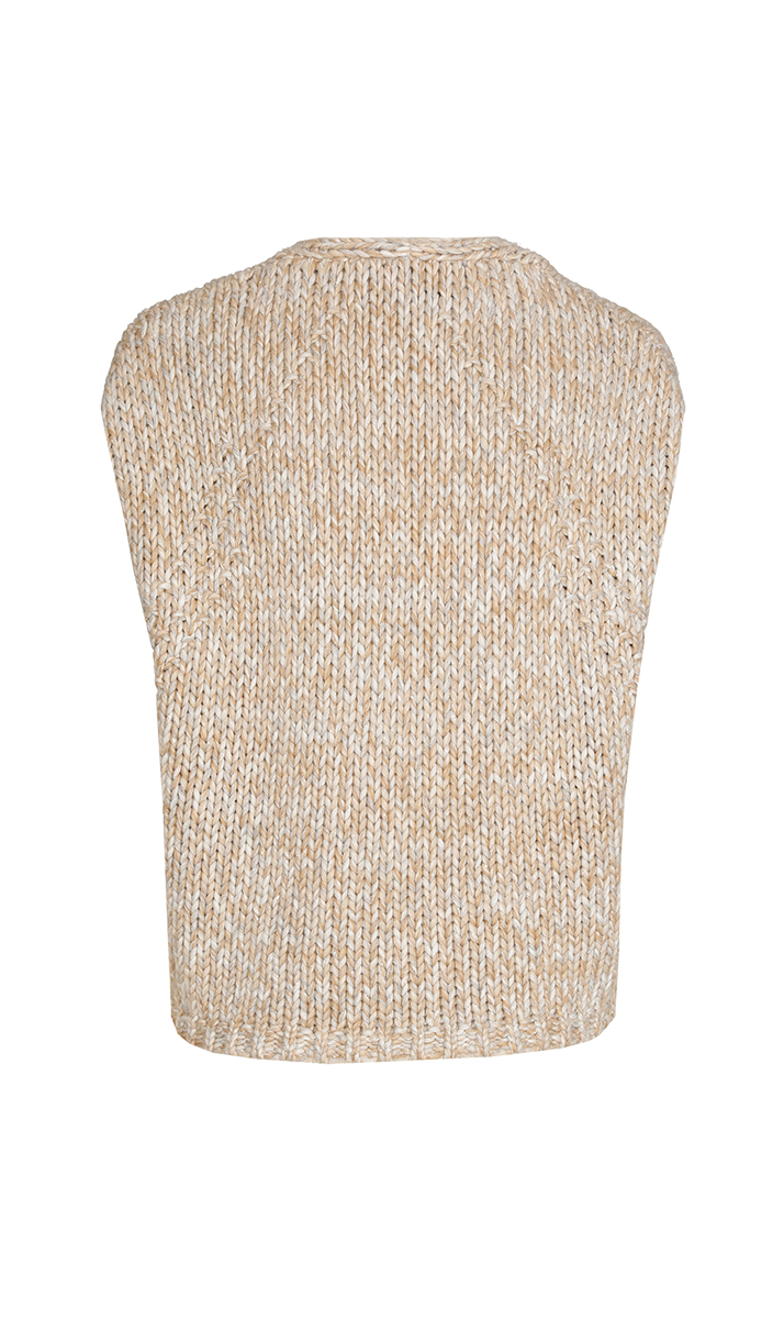 Dames gilet bruin