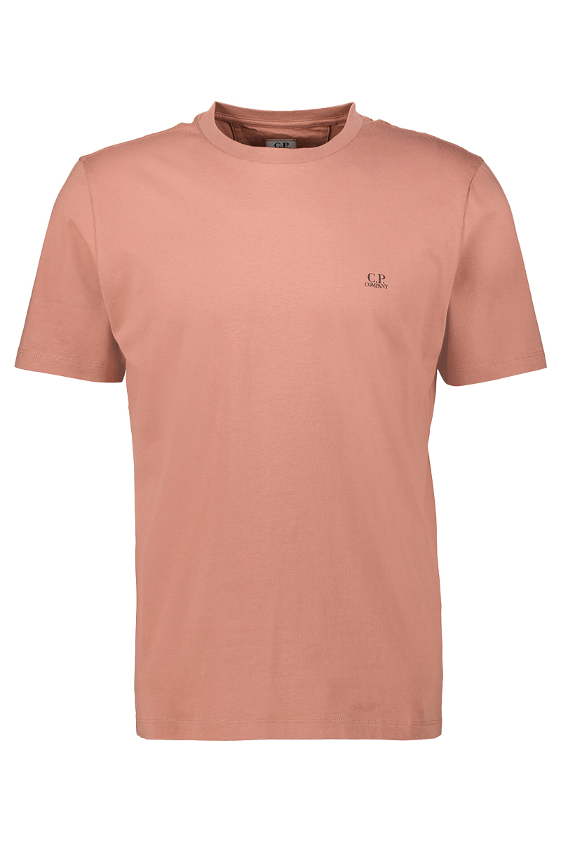 C.P. Company 30/1 JERSEY EMBROIDERED LOGO T-SHIRT Rood-1 1