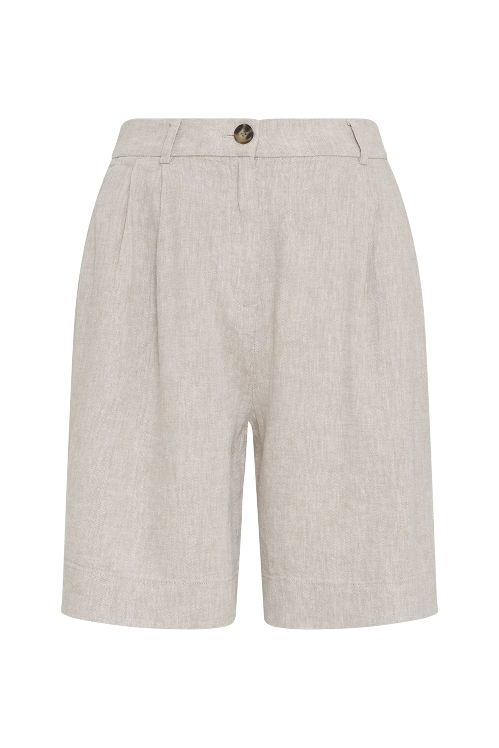 Dames short bruin