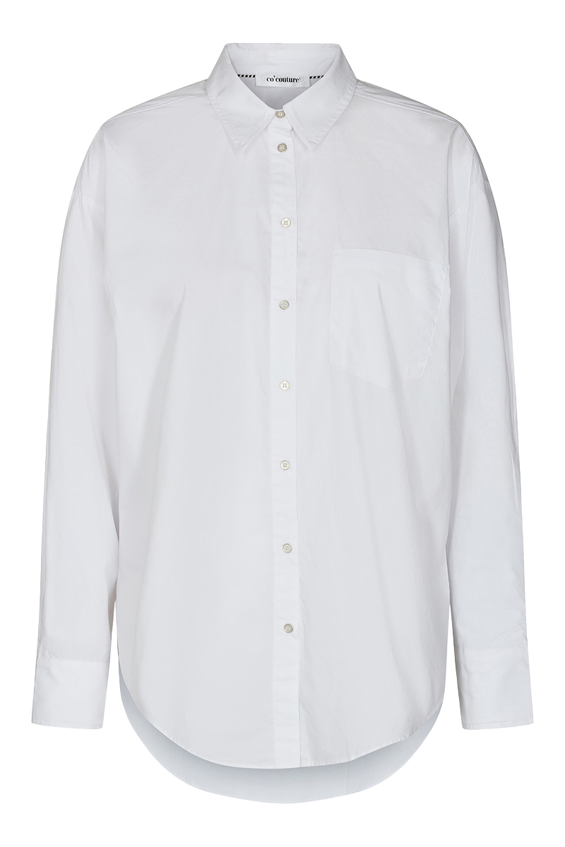 co´couture coriolis oversized shirt Wit-1 1