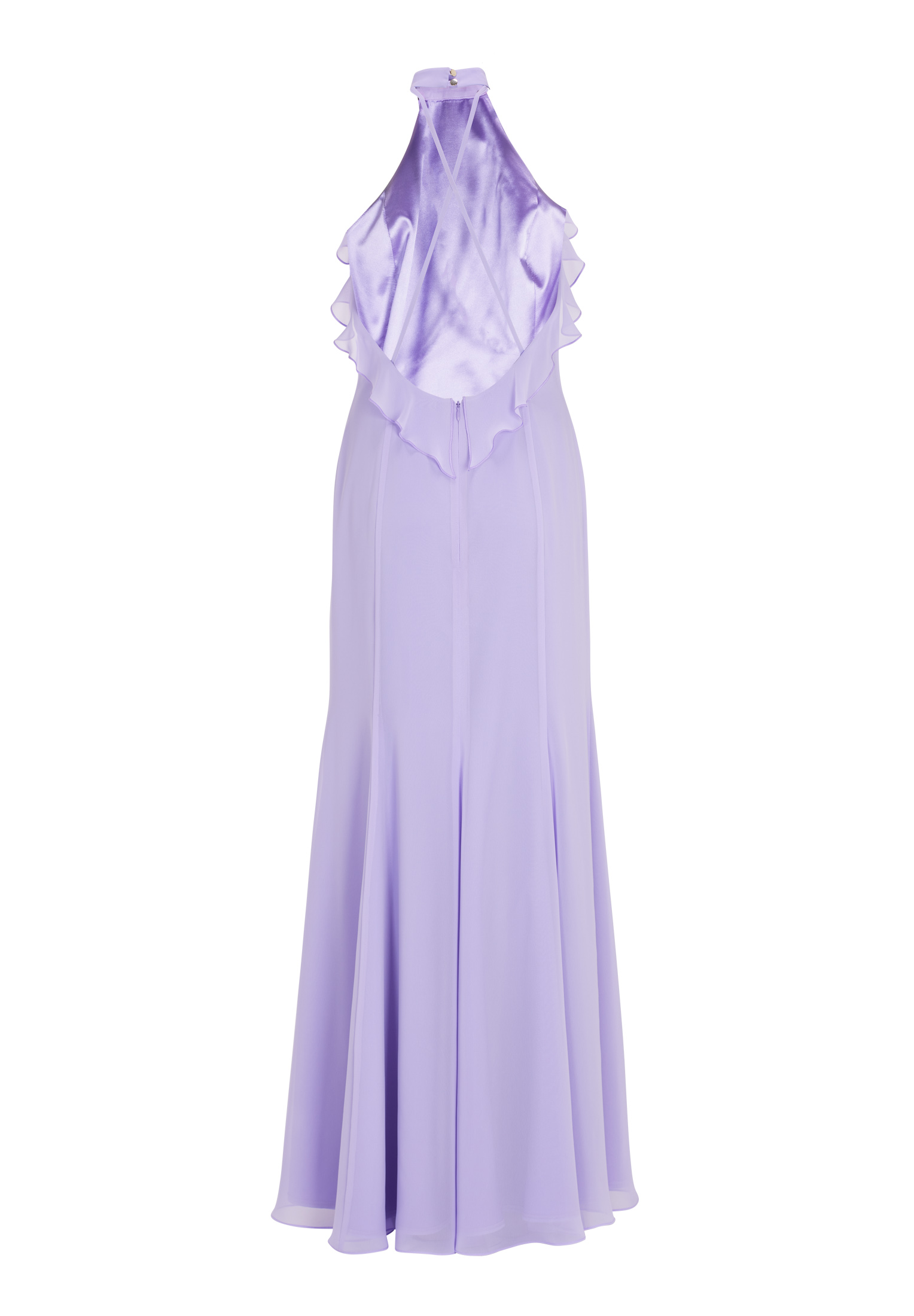 Swing Rüschenkleid aus nachhaltigem Chiff fashion lilac 4