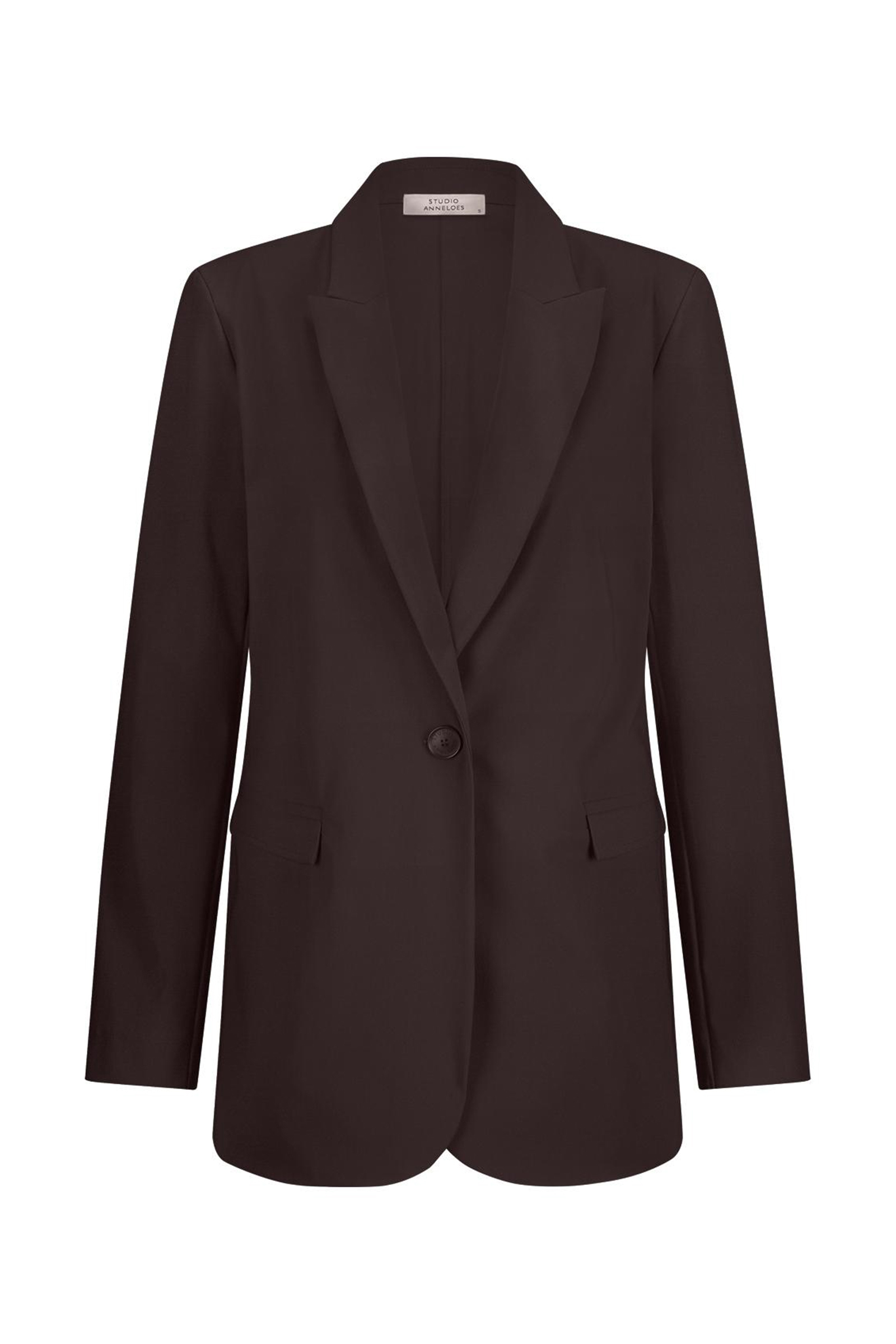 Dames blazer bruin