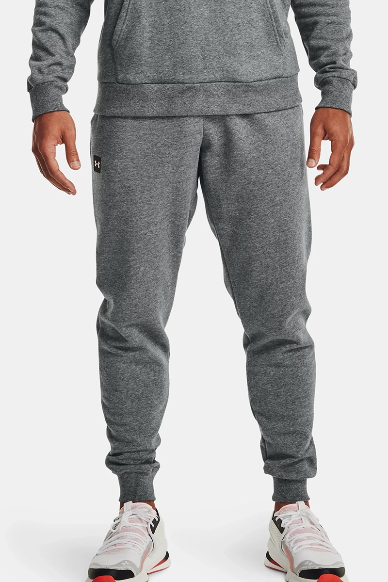 Fitness heren joggingbroek grijs