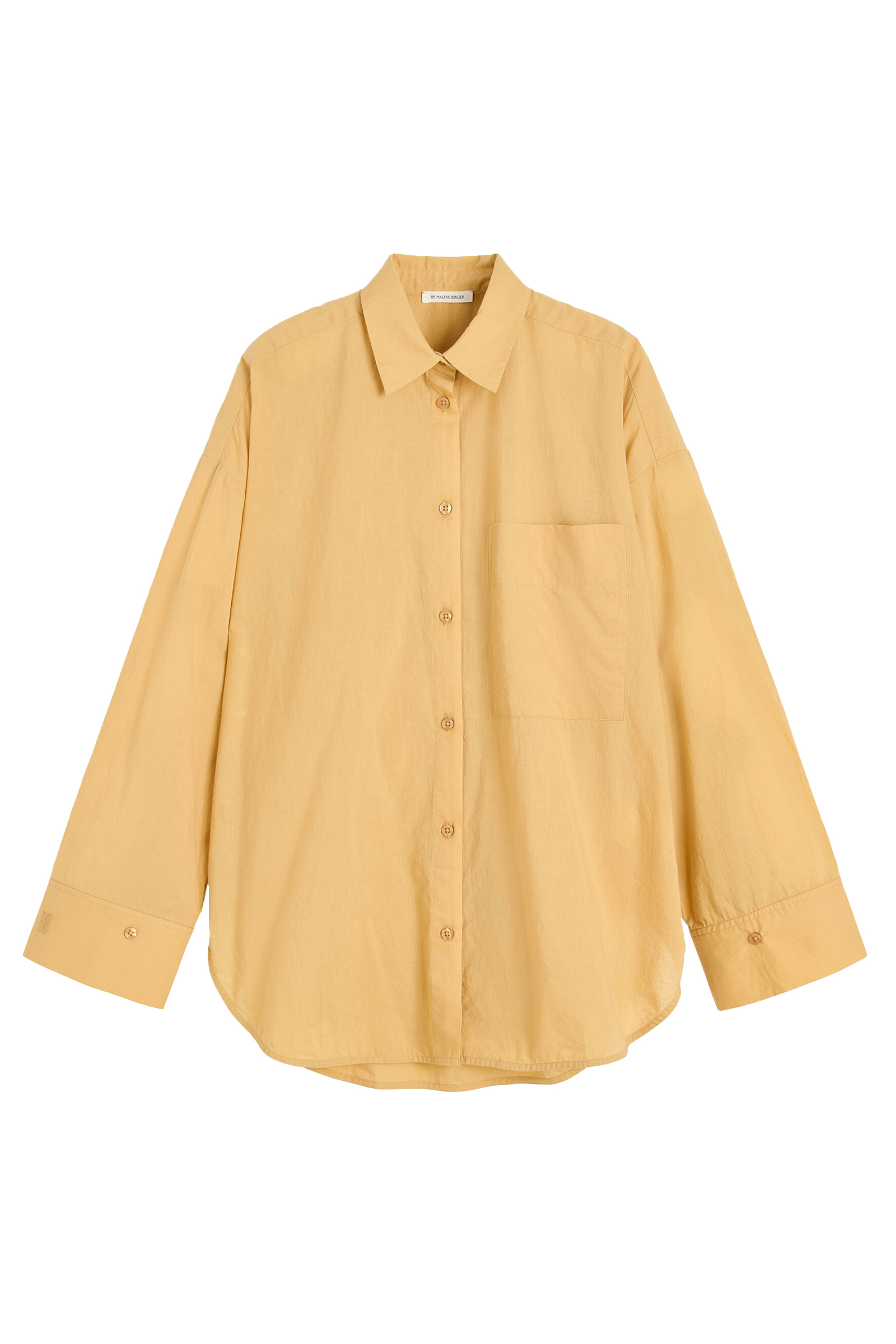 Dames blouse lange mouw bruin