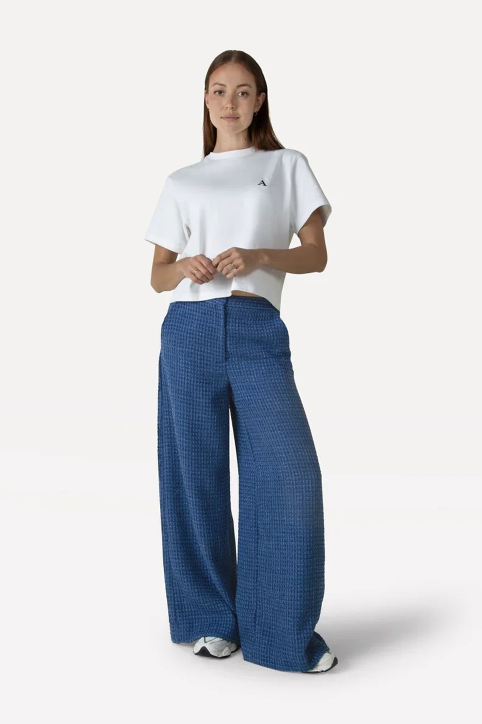 Dames broek blauw