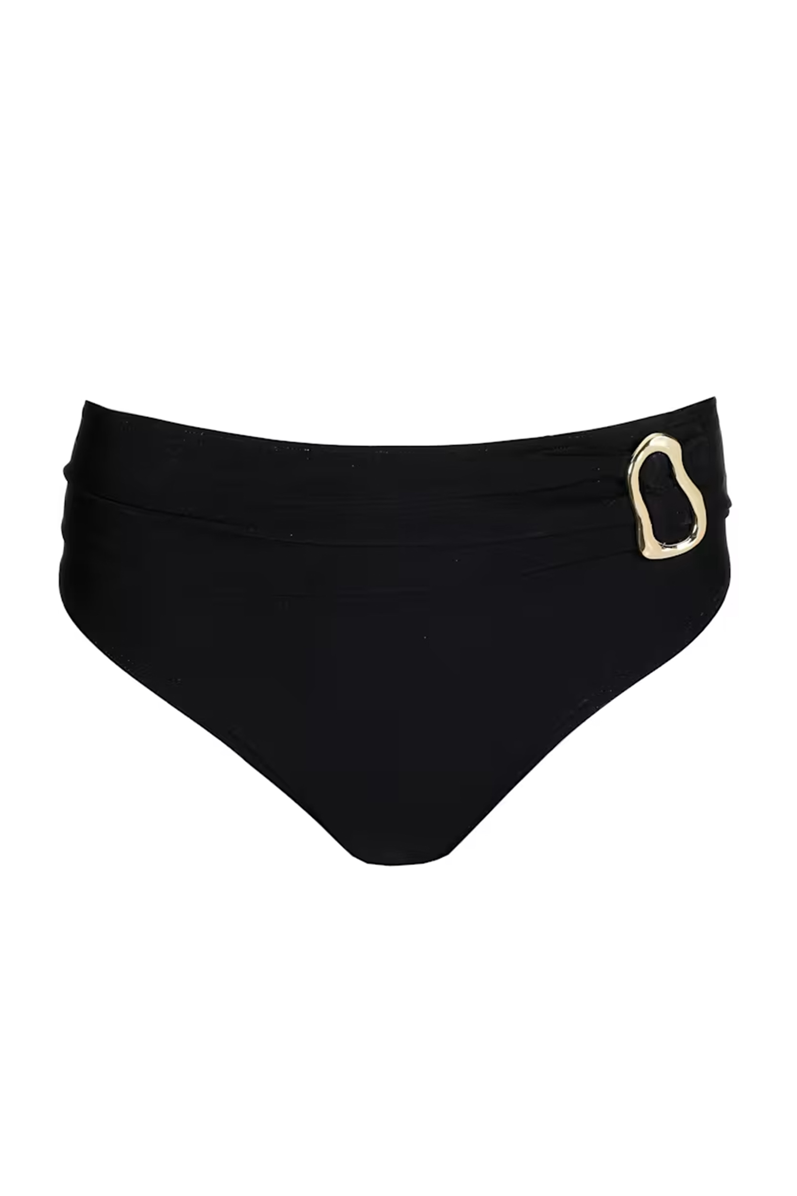 Bad/beach dames bikini slip zwart