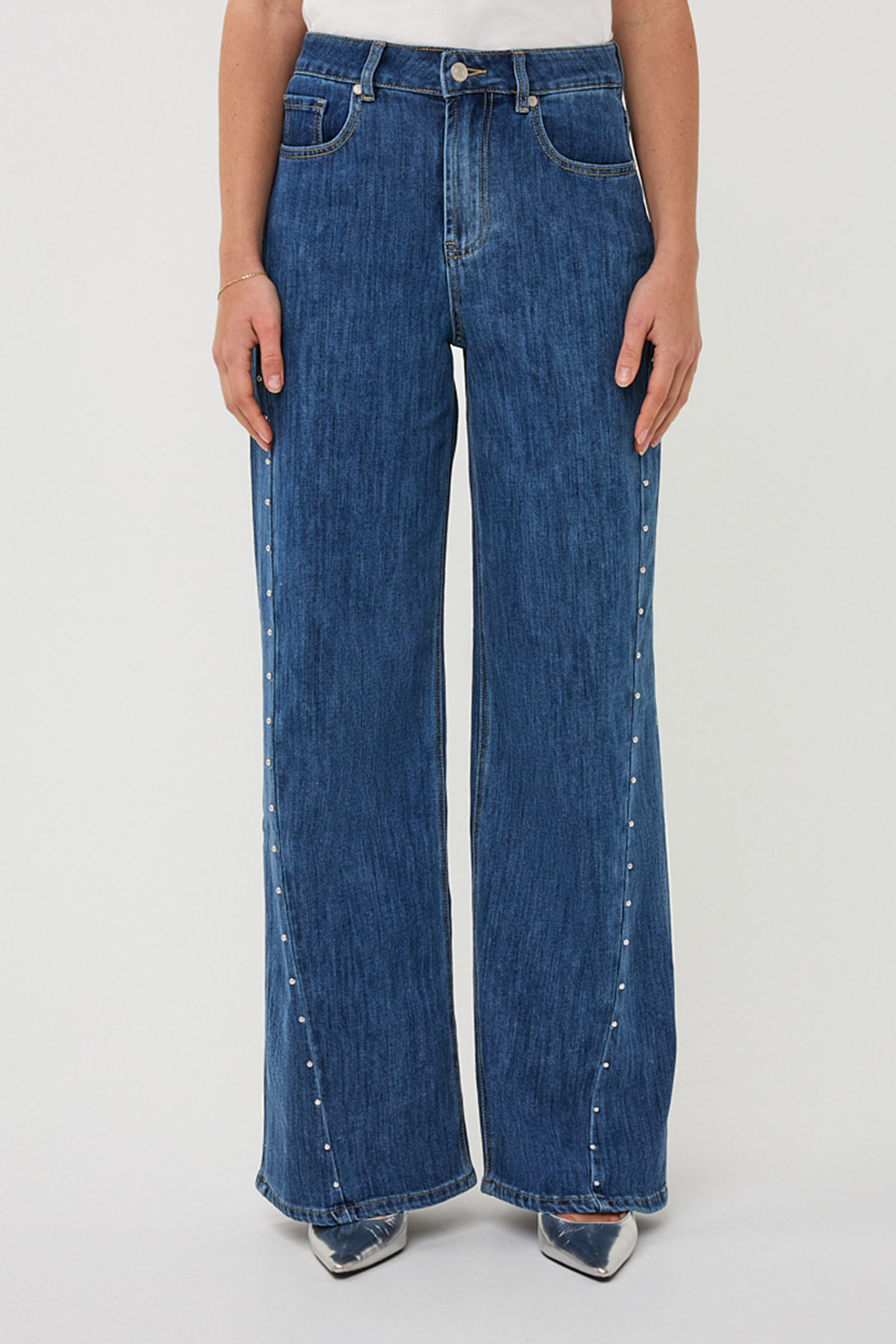 Dames jeans blauw