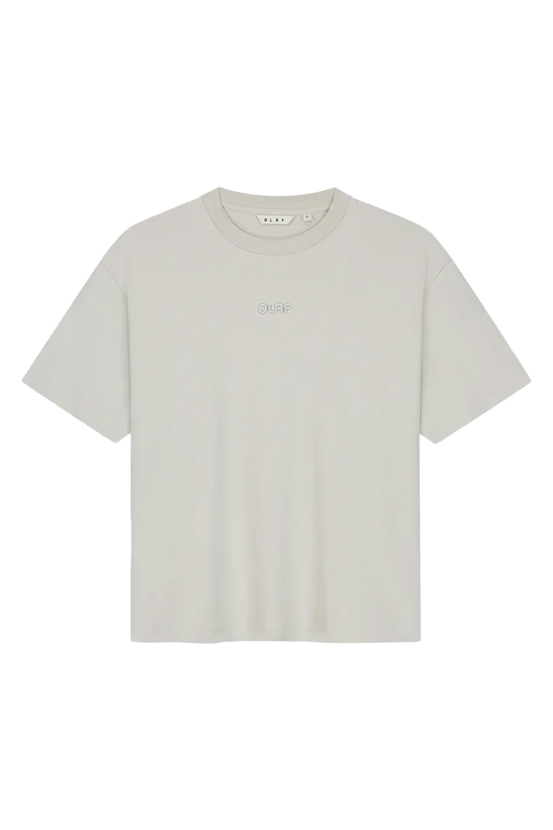 Dames t-shirt korte mouw ecru