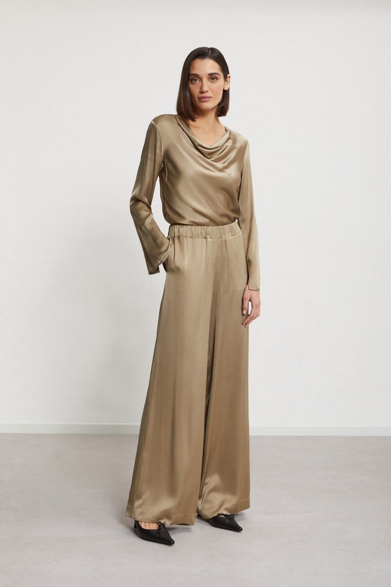 Dames broek bruin