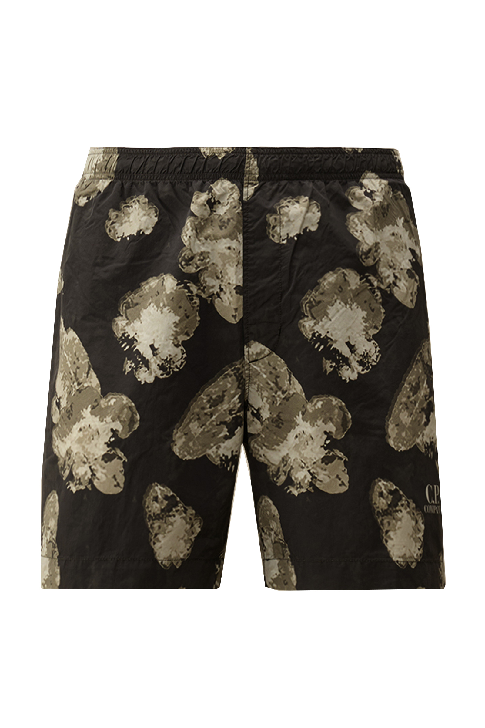 C.P. Company FLATT NYLON FLOWER PRINTED Grijs-1 1