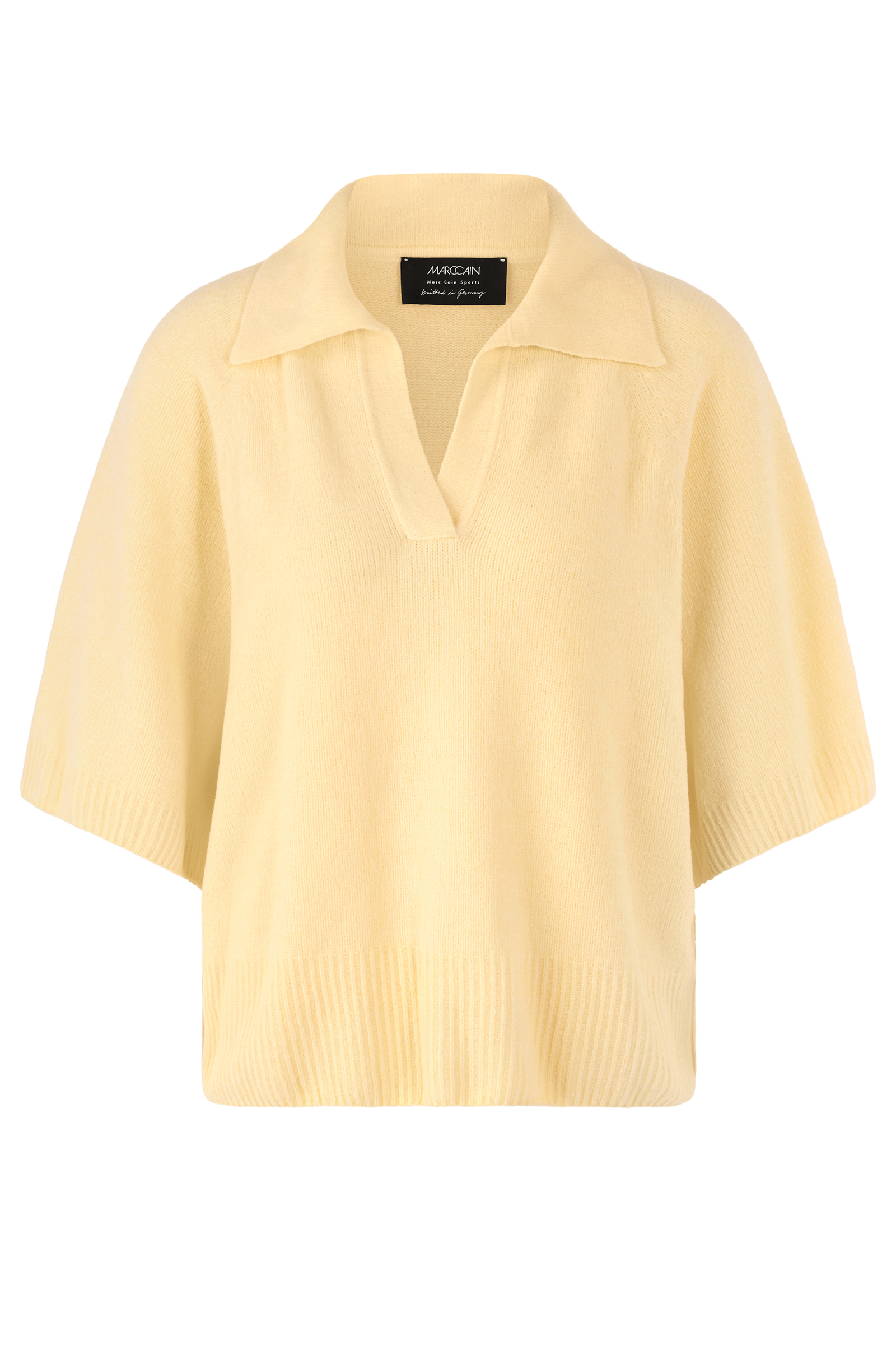 Dames polo geel
