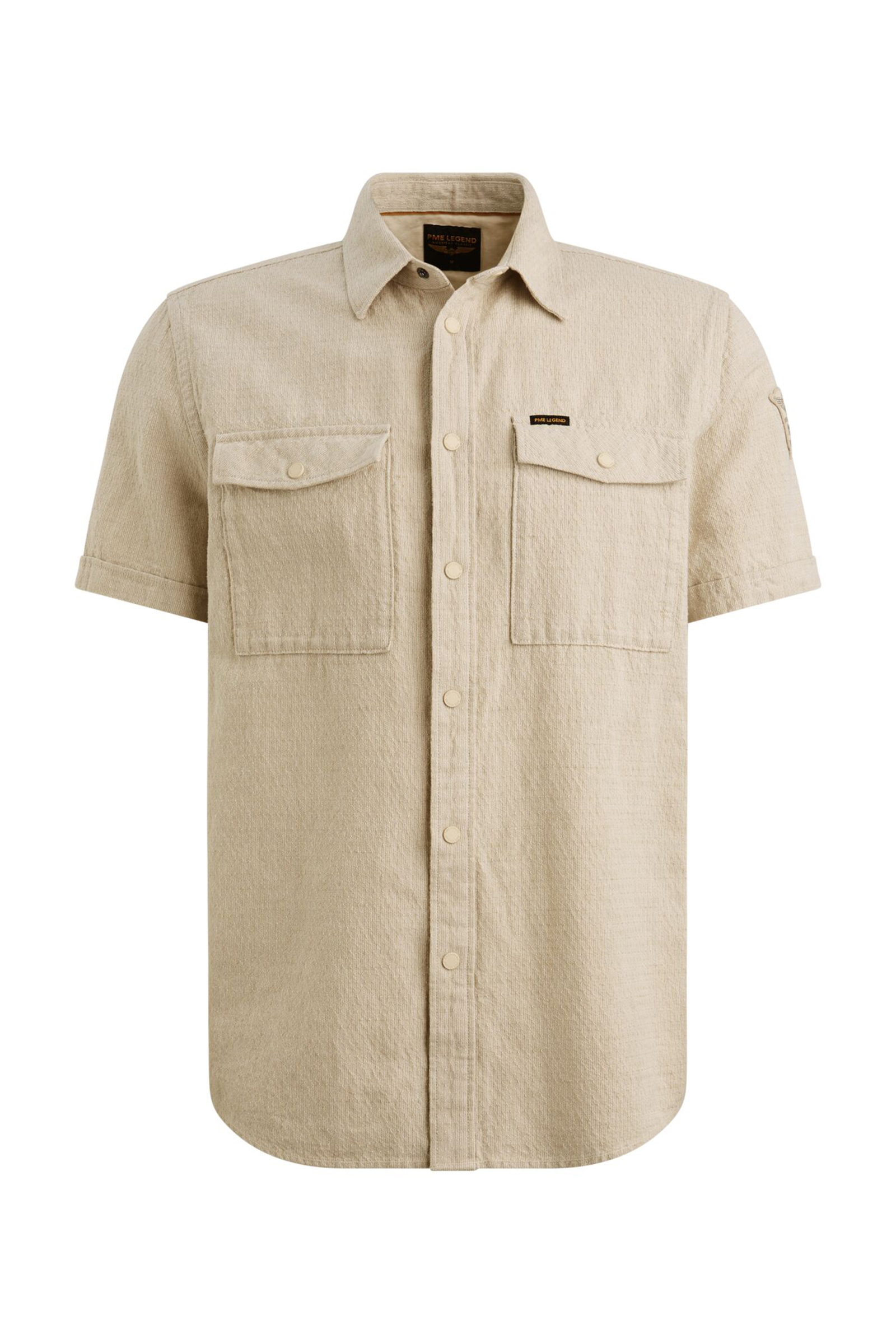 Heren overhemd lm casual groen