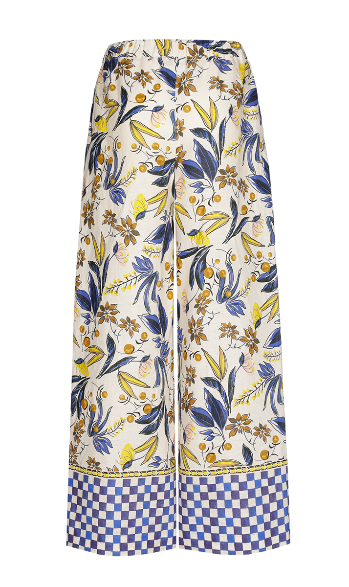 Dames broek blauw